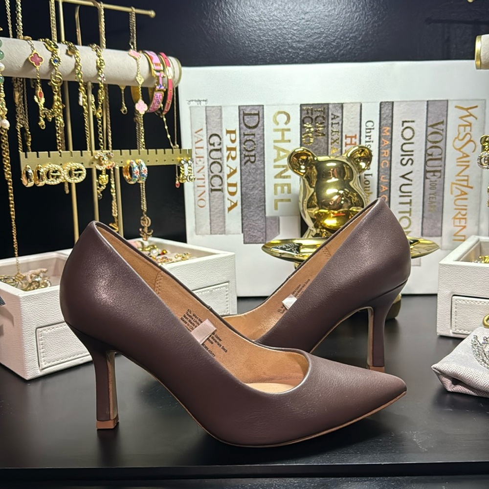 Brown and Black Heels, 2 pairs